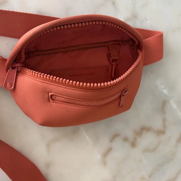 DAGNE DOVER Ace Neoprene Belt Bag Coyote Dark Orange - Picture 13 of 17